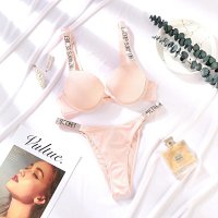 Victoria's Secret Bombshell Push-Up Bra And Thong Set T-Shirt